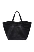 Elly Tote Small Grained Leather - Svart