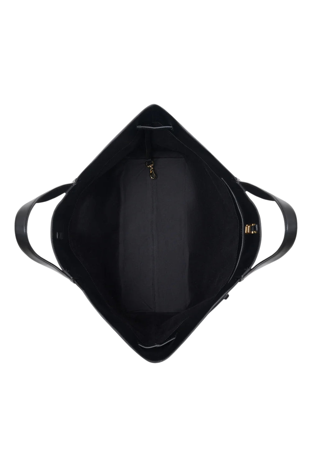 Elly Tote Small Grained Leather - Svart