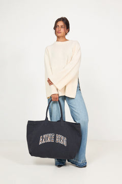 Leo Canvas Tote - Washed Black