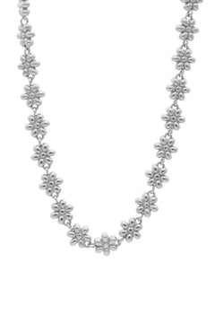 Flower Bracelet - Silver