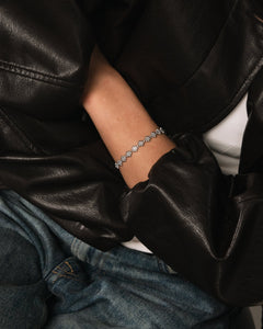 Flower Bracelet - Silver