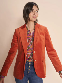 Lari Brima Blazer - Burnt Ochre
