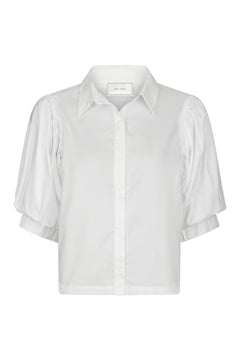 Etta Poplin Shirt - White