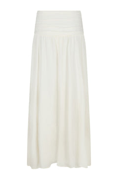 Morien Woven Maxi Skirt - Off White