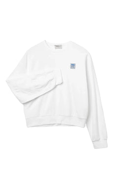 Terry Logo Sweatshirt - White