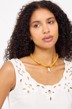 My Ocean Bead Necklace - Yellow