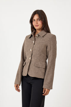 Millieic Blazer - Brown Checks