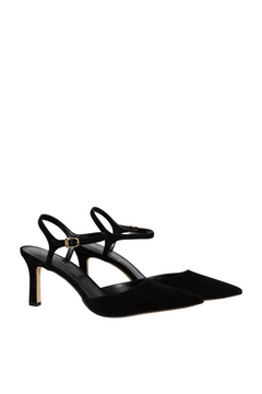 Amara Mid Pump Suede - Black