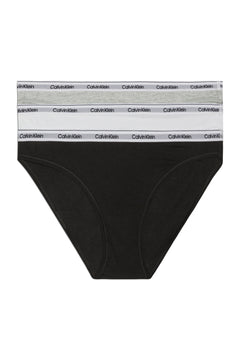 3 Pk Bikini - Black/White/Grey Heather
