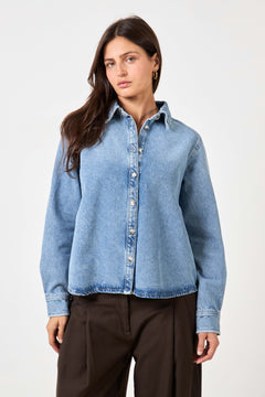 Francis Shirt - Mid Blue