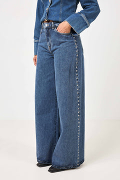 Bailey Studs - Washed Dark Blue