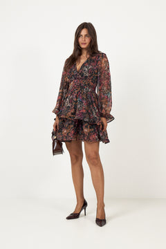 Jade Wave Floral Night Dress - Multi Floral