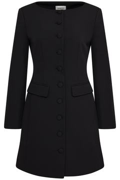 Henni Blazer Mini Dress - Black
