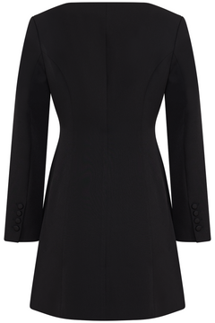 Henni Blazer Mini Dress - Black
