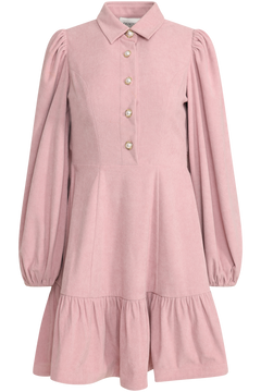 Mandy Cord Mini Dress - Dusty Pink
