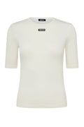 ROTATE Short Sleeve T-Shirt - Egret