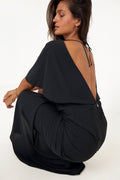 Maxi Slit Dress - Svart