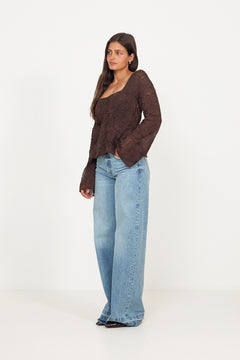Flower Mesh Top - Molé