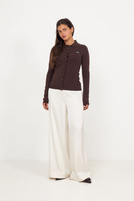 Knitted Polo Top - Molé