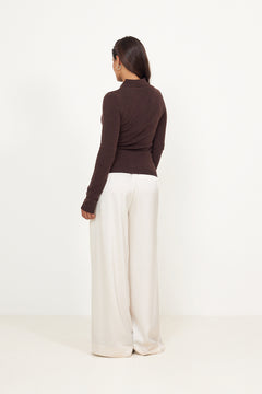 Knitted Polo Top - Molé