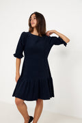 Rita Dress - Midnight Corduroy