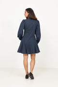 Vivienne Dress - Pinstripe