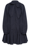 Vivienne Dress - Pinstripe