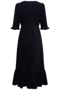 Rita Midiklänning - Midnight Corduroy