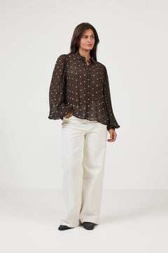 Anaya Shirt - French Dot