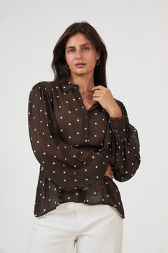 Anaya Shirt - French Dot