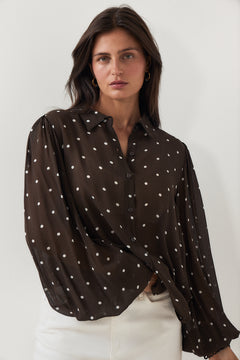 Anaya Shirt - French Dot