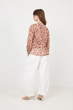 Maria - Ecru/Raspberry