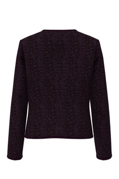Yasselina Ls Blazer Jacket - Plum Perfect
