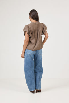 N-Loulou Blouse - Morel