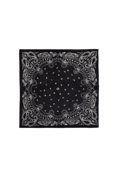 Paisley Scarf - Black & White