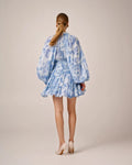 Chiffon Mini Dress - Skye Blue
