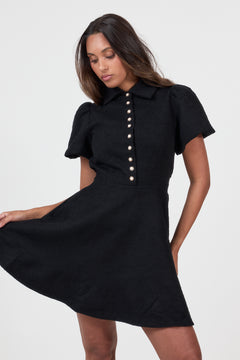 Svanaug Mini Dress - Black