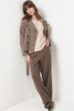 Veraic Trenchcoat - Brown Checks
