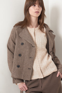 Veraic Trenchcoat - Brown Checks