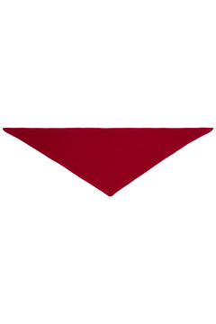 Victoria Cashmere Triangle Scarf - Red