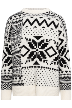 Pavidi - White Geometric Pattern