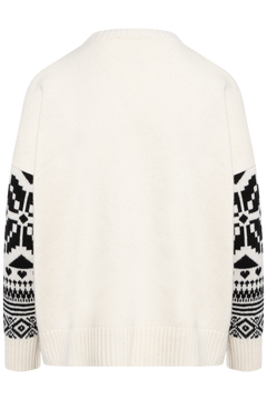 Pavidi - White Geometric Pattern