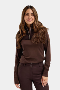 Sirdal Top Cord Woman - Hot Fudge