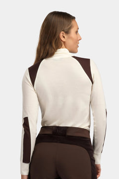 Hilleknuten Ls Top Woman - Hot Fudge
