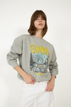 Isoli Crewneck Teddy Forest Print - Paloma