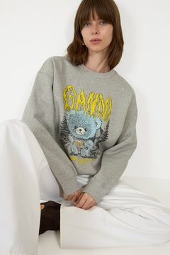 Isoli Crewneck Teddy Forest Print - Paloma