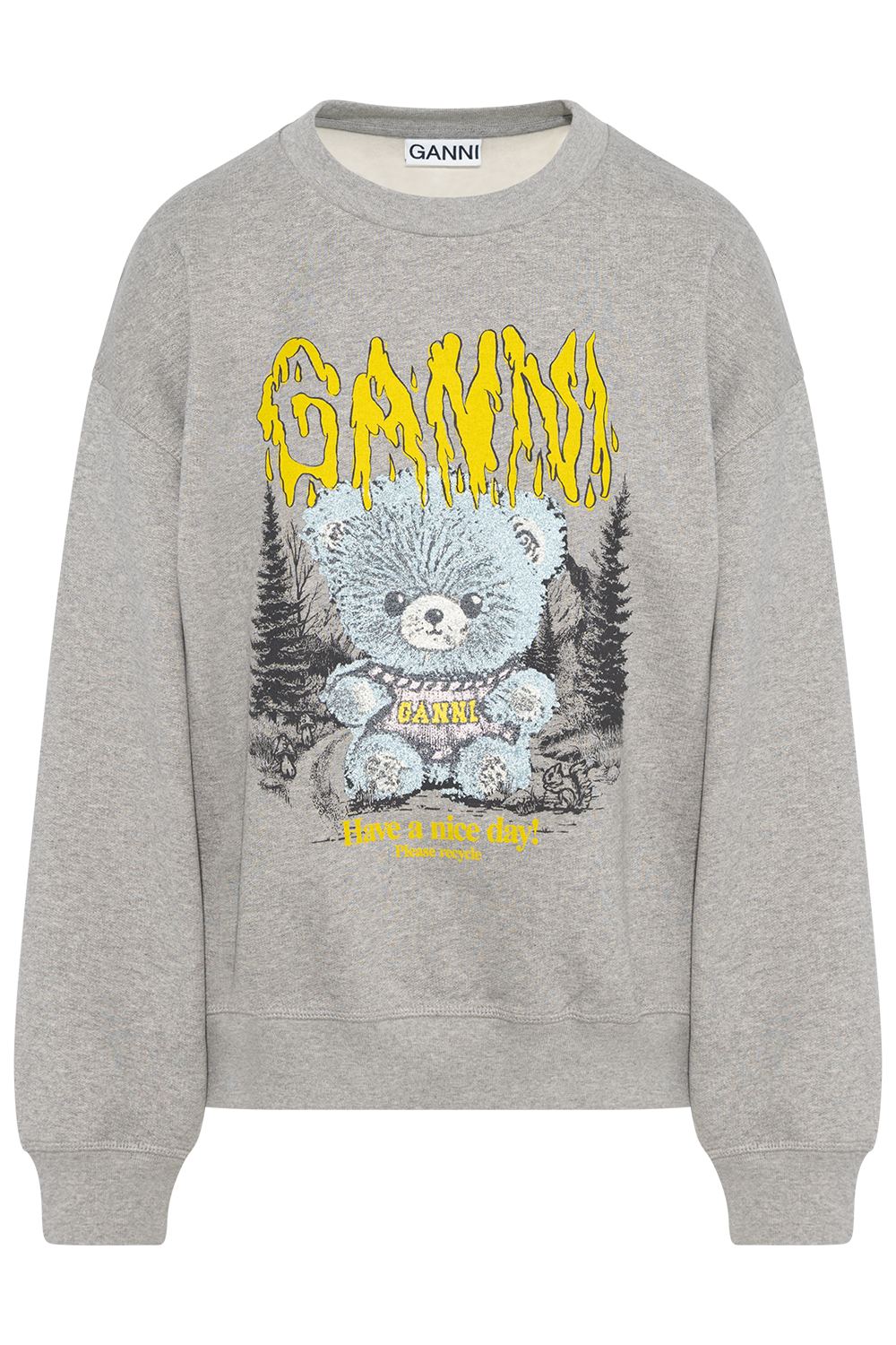 Isoli Crewneck Teddy Forest Print - Paloma