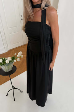 Astridic Long Dress - Black