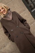 Beatrice Cashmere Scarf - Brun Melerad