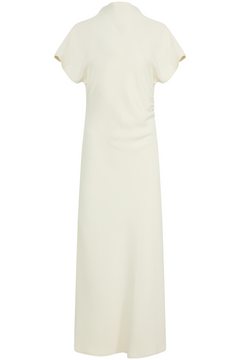 Adelie Crepe Dress - Ivory